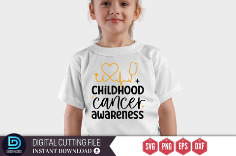 Childhood cancer awareness SVG SVG DESIGNISTIC 