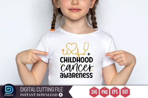 Childhood cancer awareness SVG SVG DESIGNISTIC 