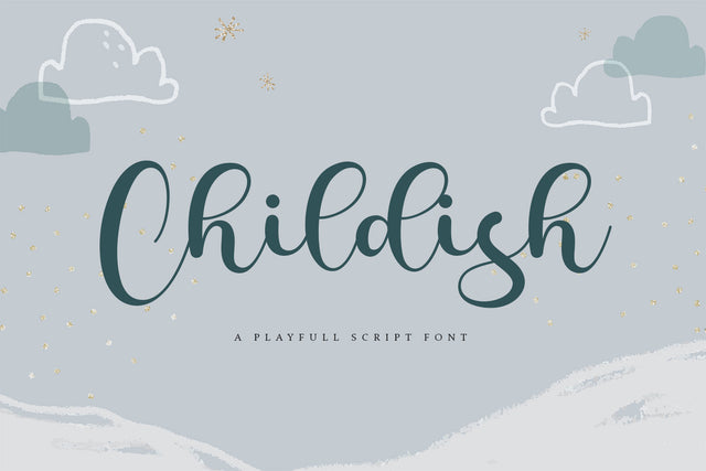 Childish - Playful Script Font Font Alpaprana Studio 