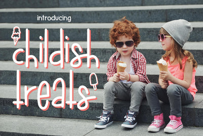 Childish Treats Font Kitaleigh 