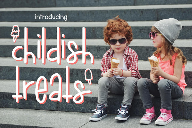 Childish Treats Font Kitaleigh 