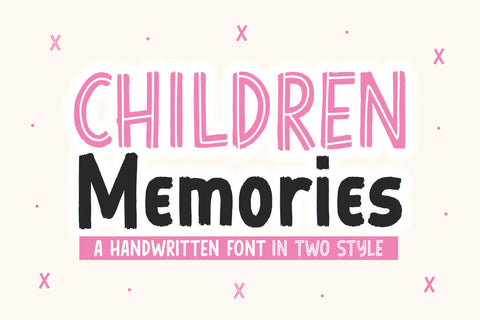 Children Memories Font Allouse.Studio 