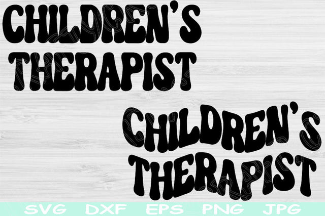 Children's Therapist Svg, Dxf, Png, Child Therapy Svg, Child Psychologist Svg Files For Cricut Cut Files, Play Therapist Svg Silhouette SVG TiffsCraftyCreations 