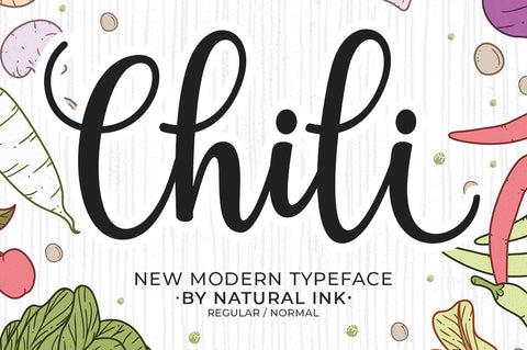 Chili Font Studio Natural Ink 