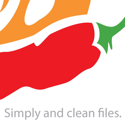 Chili pepper in fire SVG TribaliumArtSF 