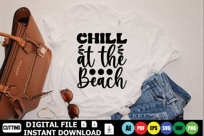 Chill At The Beach SVG Shahin alam 