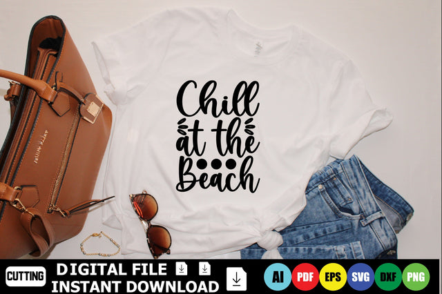 Chill At The Beach SVG Shahin alam 