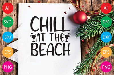 Chill at the Beach svg SVG Shahin alam 