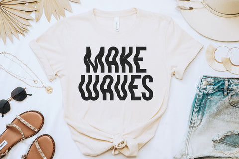 Chill More - Wavy Retro Font Font KA Designs 