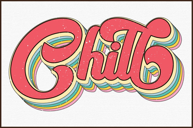 Chill Retro PNG Sublimation designartist 