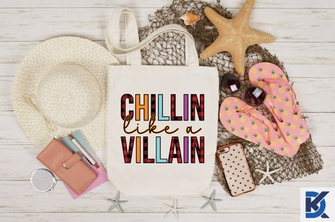 chillin like a villain sublimation Sublimation SVGista 