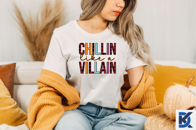 chillin like a villain sublimation Sublimation SVGista 