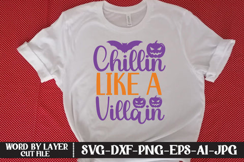 Chillin Like A Villain SVG CUT FILE SVG MStudio 