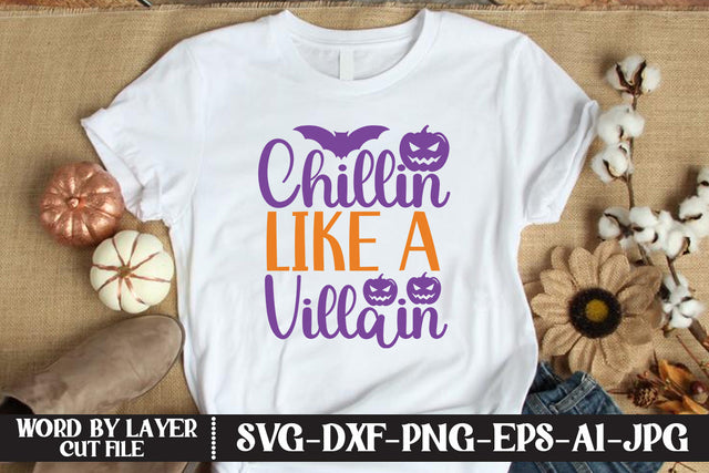 Chillin Like A Villain SVG CUT FILE SVG MStudio 