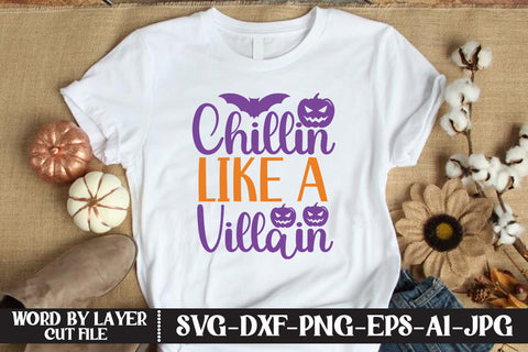 Chillin Like A Villain SVG CUT FILE SVG MStudio 