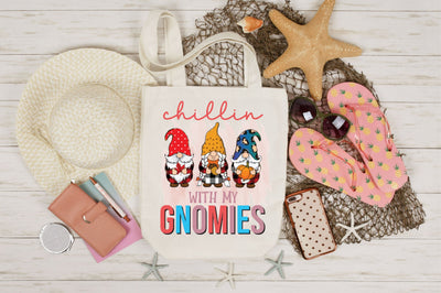 chillin with my gnomies sublimation Sublimation SVGista 