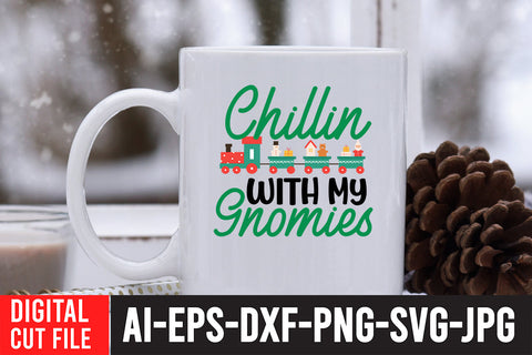 Chillin With My Gnomies SVG Design SVG BlackCatsMedia 
