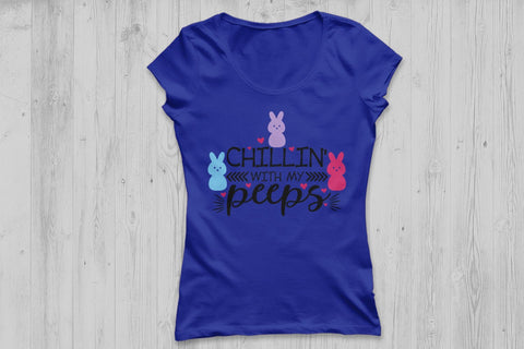 Chillin With My Peeps| Easter SVG Cutting Files SVG CosmosFineArt 