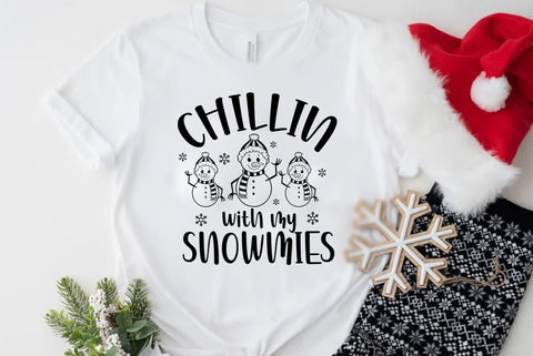 Chillin with my snowmies, Christmas SVG SVG FiveStarCrafting 