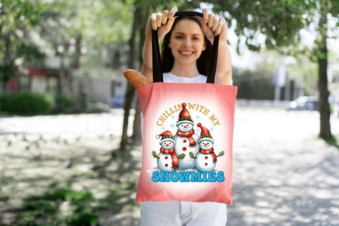 Chillin with My Snowmies PNG Sublimation Sublimation CraftLabSVG 