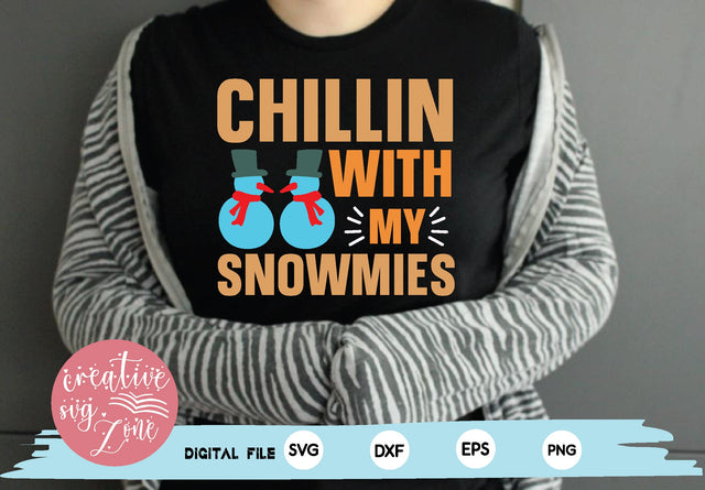 chillin with my snowmies SVG md faruk hossain 