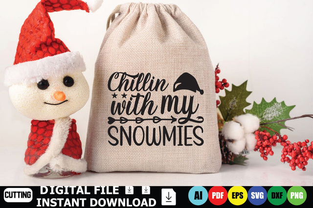 Chillin’ With My Snowmies SVG Shahin alam 