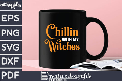 chillin with my witches SVG farhad farhad 