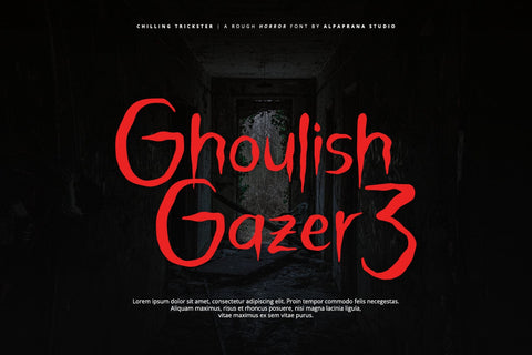 Chilling Trickster - Rough Font Font Alpaprana Studio 