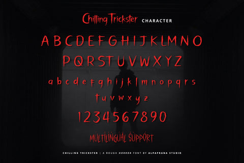 Chilling Trickster - Rough Font Font Alpaprana Studio 