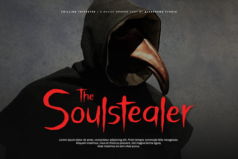 Chilling Trickster - Rough Font Font Alpaprana Studio 