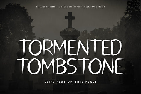 Chilling Trickster - Rough Font Font Alpaprana Studio 