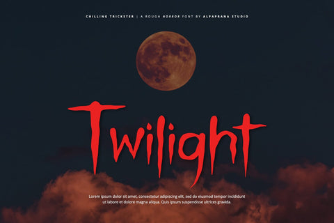 Chilling Trickster - Rough Font Font Alpaprana Studio 