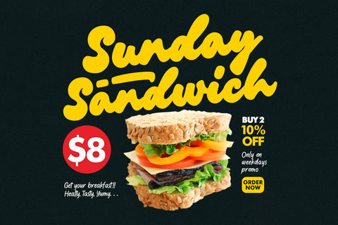 Chillink// Bold Brush Handwritten Font Four Lines Std. 