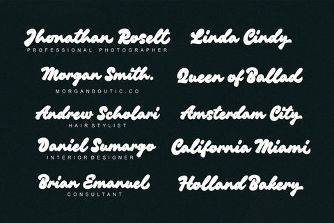 Chillink// Bold Brush Handwritten Font Four Lines Std. 