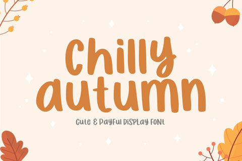 Chilly Autumn Font Hayletter Creative 