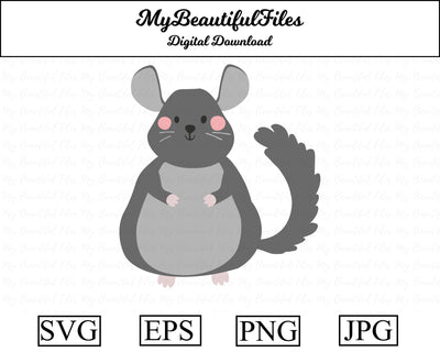 chinchilla - Animal SVG MyBeautifulFiles 