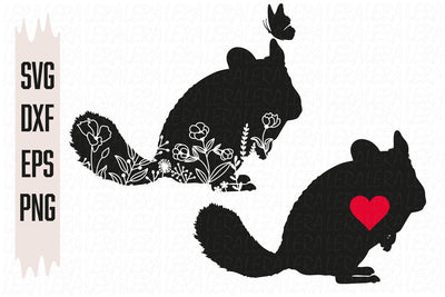 Chinchilla Flowers Svg SVG Lerastudio 
