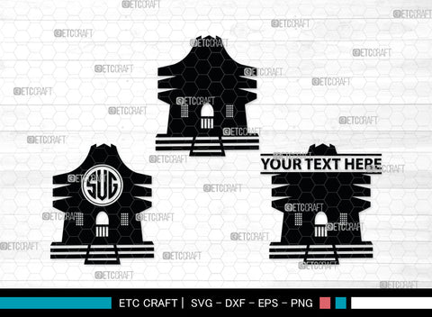 Chinese Building Monogtam, Chinese Building Silhouette, Building Of Chinese SVG, Chinese Building Svg, Pagoda Svg, Pagoda Tower Svg, Temple Svg, SB00018 SVG ETC Craft 