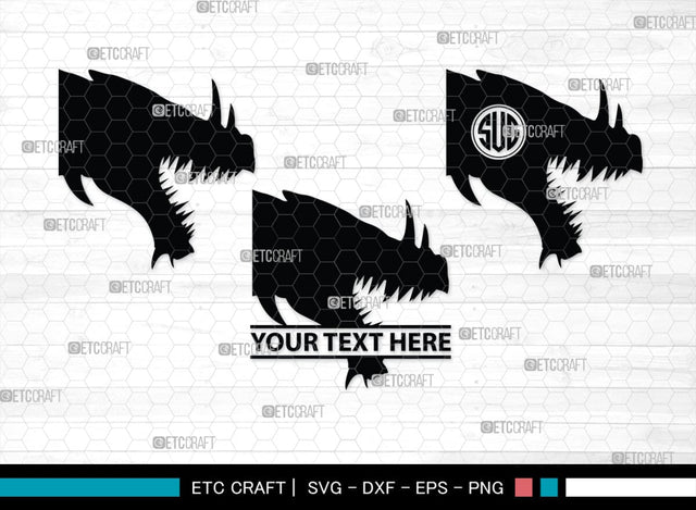 Chinese Dragon Monogram, Chinese Dragon Silhouette, Chinese Dragon SVG, Flying Dragon Svg, Dragon Svg, Draco Dragon Svg, SB00239 SVG ETC Craft 