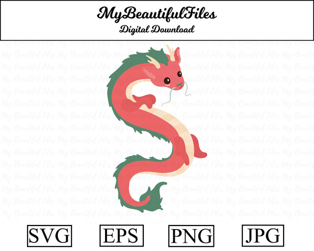 Chinese Dragon SVG MyBeautifulFiles 