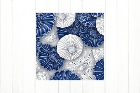 Chinoiserie Porcelain Tumbler Design. Tumbler Shell PNG Sublimation Olga Terlyanskaya 