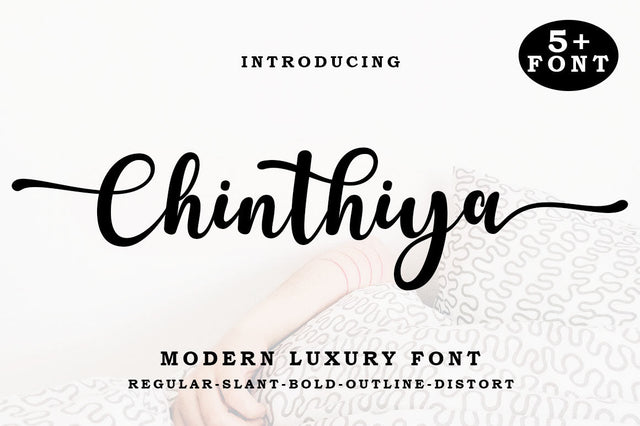 Chinthiya Script Font muhammadzeky 