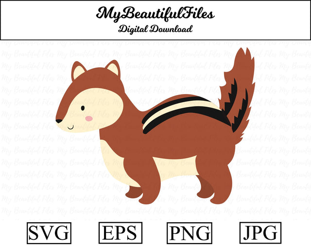 chipmunk - animal SVG MyBeautifulFiles 