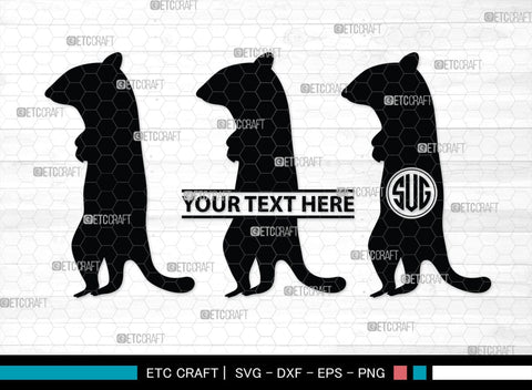 Chipmunk Monogram, Chipmunk Silhouette, Chipmunk SVG, Squirrel Svg, Squirrel Animal Svg, Spine Svg, SB00240 SVG ETC Craft 