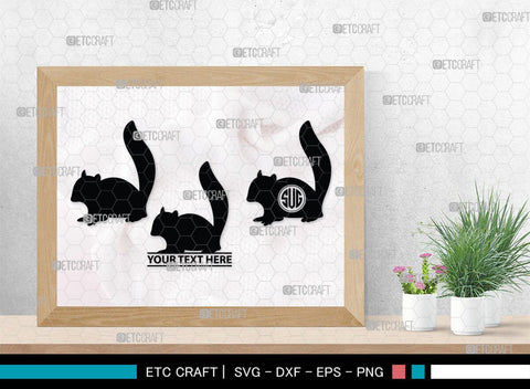 Chipmunk Monogram, Chipmunk Silhouette, Chipmunk SVG, Squirrel Svg, Squirrel Animal Svg, Spine Svg, SB00240 SVG ETC Craft 