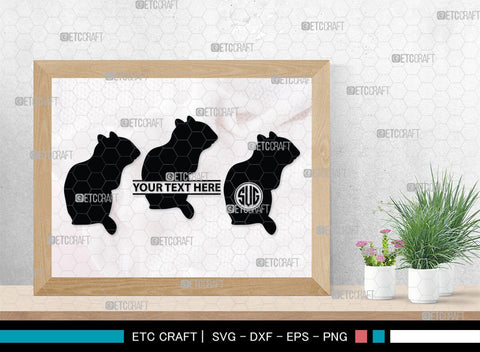 Chipmunk Monogram, Chipmunk Silhouette, Chipmunk SVG, Squirrel Svg, Squirrel Animal Svg, Spine Svg, SB00240 SVG ETC Craft 