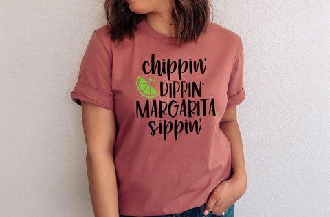 Chippin' Dippin' Margarita Sippin' svg dxf eps png Files for Cutting Machines Cameo Cricut, Funny, Summer, Beach, Vacation, Cruise, Lake SVG MD mominul islam 