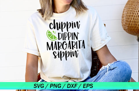 Chippin' Dippin' Margarita Sippin' svg dxf eps png Files for Cutting Machines Cameo Cricut, Funny, Summer, Beach, Vacation, Cruise, Lake SVG MD mominul islam 