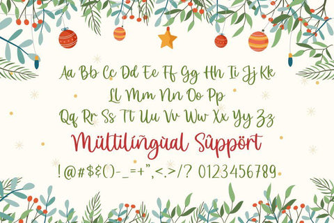 Chirstmas Scriptty Font Allouse.Studio 