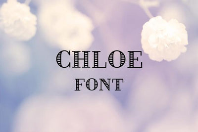 Chloe Font Font Carina Gardner